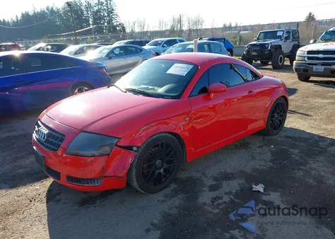 2003 Audi Tt 1.8L z USA, uszkodzony, nr VIN TRUWT28NX31007359